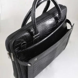 کیف اداری دو دسته دو زیپ