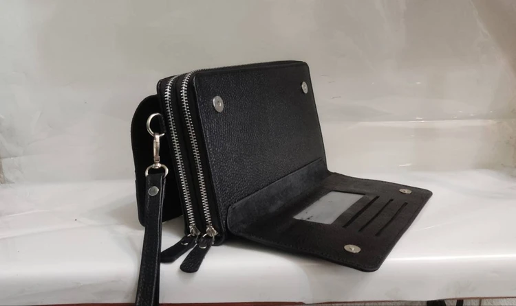 کیف پاسپورتی دو زیپ