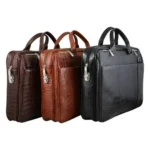 کیف اداری دو دسته قفل دار