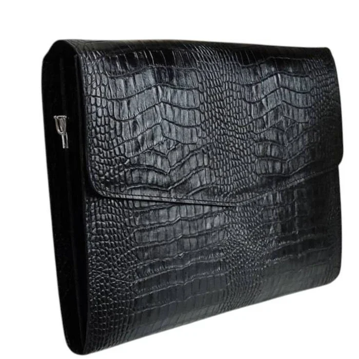 فلدر چرم با بند دوشی و دستی