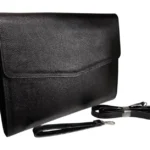 فلدر چرم با بند دوشی و دستی