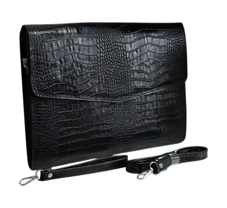 فلدر چرم با بند دوشی و دستی