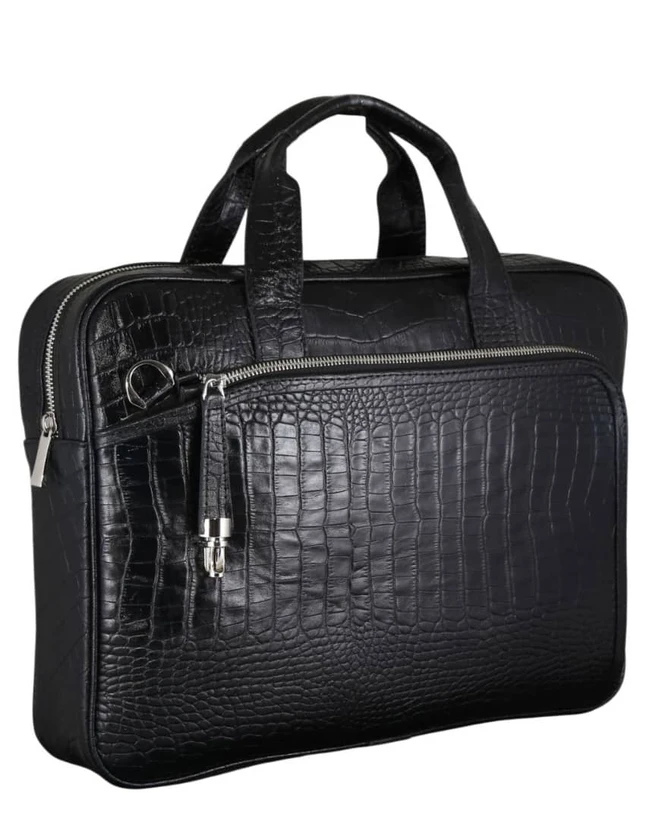 کیف اداری دو دسته مدل قفل مدادی